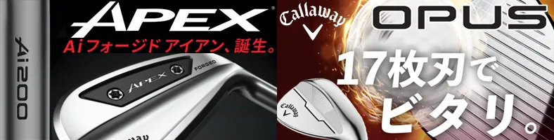 【Callaway】キャロウェイ 2024 APEX Ai200 Ai300アイアン / OPUS ウェッジ