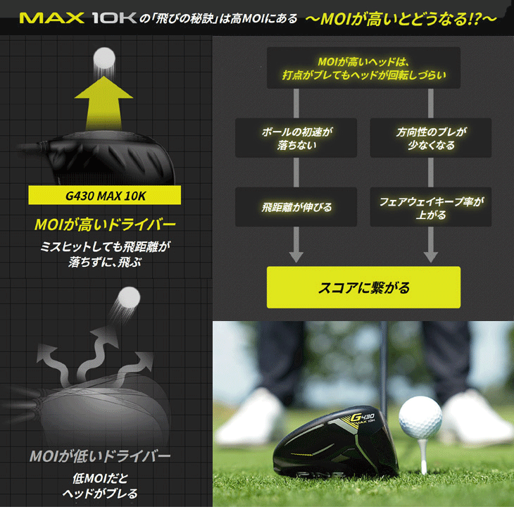 ピン G430 ドライバー MAX 10K PING TOUR 2.0 CHROME (65)  右利き用【クーポン対象】【即日発送可】