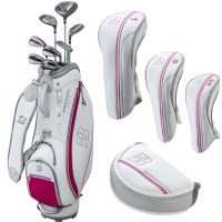 レディース ブリヂストン BG-100L パッケージセット 8本セット ピンク キャディバッグ付き 女性用【初ゴル対象商品】【クーポン対象】【ポイント10％獲得】【即日発送可】
