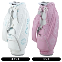 レディース ピン 2023 CB-L2302 ソフトPU 9型 キャディバッグ 女性用【クーポン対象】【即日発送可】