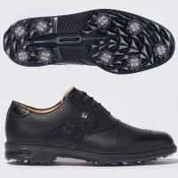 フットジョイ 2023 DRYJOYS プレミア ウィルコックス レース 54345W ソフトスパイク ゴルフシューズ【クーポン対象】【土日祝発送可】