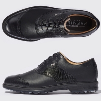 フットジョイ 2023 DRYJOYS プレミア ウィルコックス レース 54345W ソフトスパイク ゴルフシューズ【クーポン対象】【土日祝発送可】