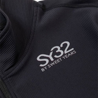 SY32 ゴルフウェア 長袖シャツ ジップアップストライプシャツ SYG23A09【マークダウン】【クーポン対象】【ポイント5％獲得】【土日祝発送可】