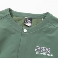 SY32 ゴルフウェア アウター ノンカラーストームフリースジャケット SYG23A32【マークダウン】【クーポン対象】【ポイント5％獲得】【土日祝発送可】