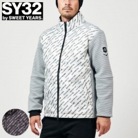 SY32 ゴルフウェア アウター グラフィックボンディングパデッドジャケット SYG23A40【マークダウン】【クーポン対象】【ポイント5％獲得】【土日祝発送可】